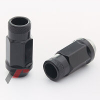 Lugnuts Schmiedestahl JN1 12x1,5 Schwarz