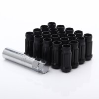 Lugnuts Schmiedestahl JN4 12x1,5 Schwarz