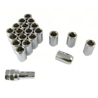 Set of Silber imbus lug nuts 12x1,5 + Key