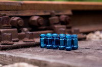 Lugnuts Schmiedestahl JN1 12x1,25 Blau