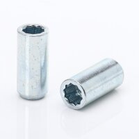 Set of Silber lang star lug nuts 14x1,5 + Key