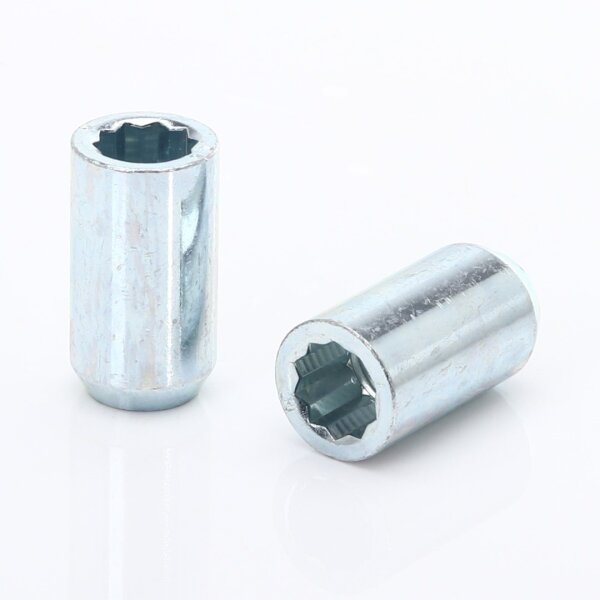 Set of Silber star lug nuts 1/2 UNF + Key