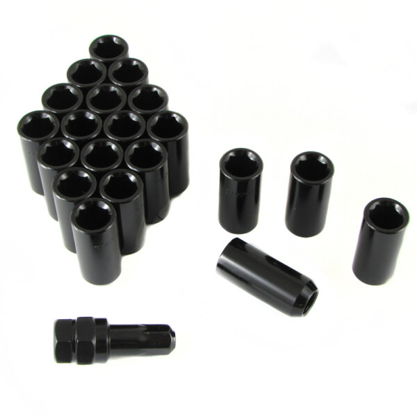 Set of Schwarz lang imbus lug nuts 12x1,25 + Key
